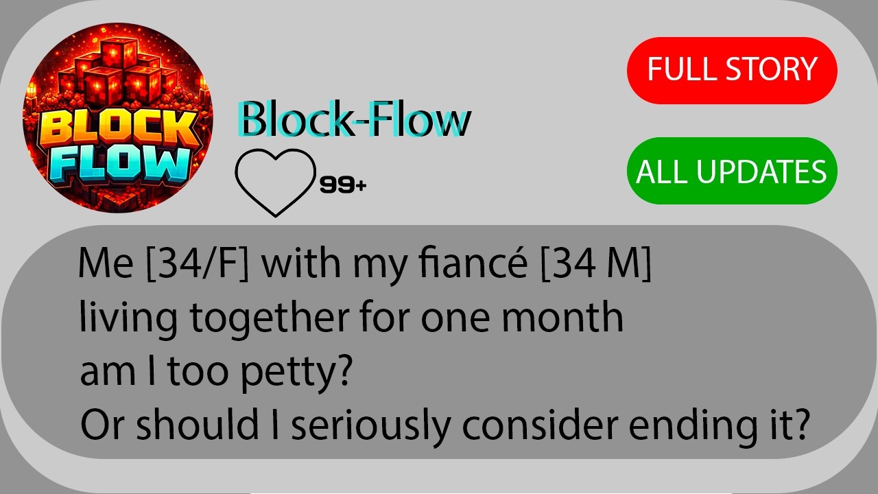 Me [34/F] with my fiancé [34 M] living together for one month