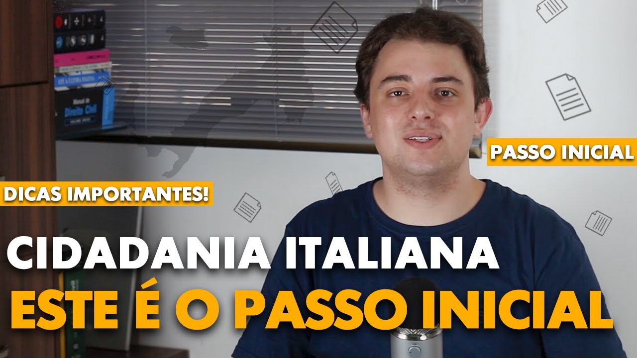CIDADANIA ITALIANA: Está começando? Este é o primeiro passo!