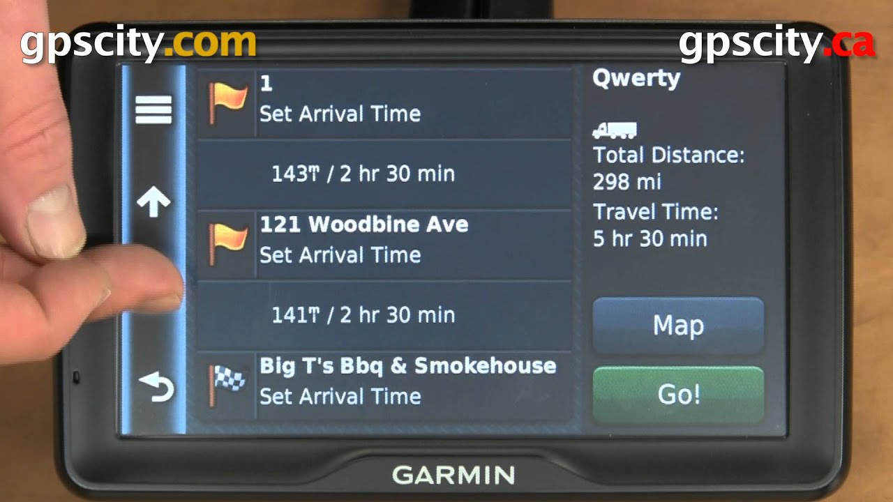 Tutorial - Using the Trip Planner in Garmin dezl 760lmt to Plan Routes