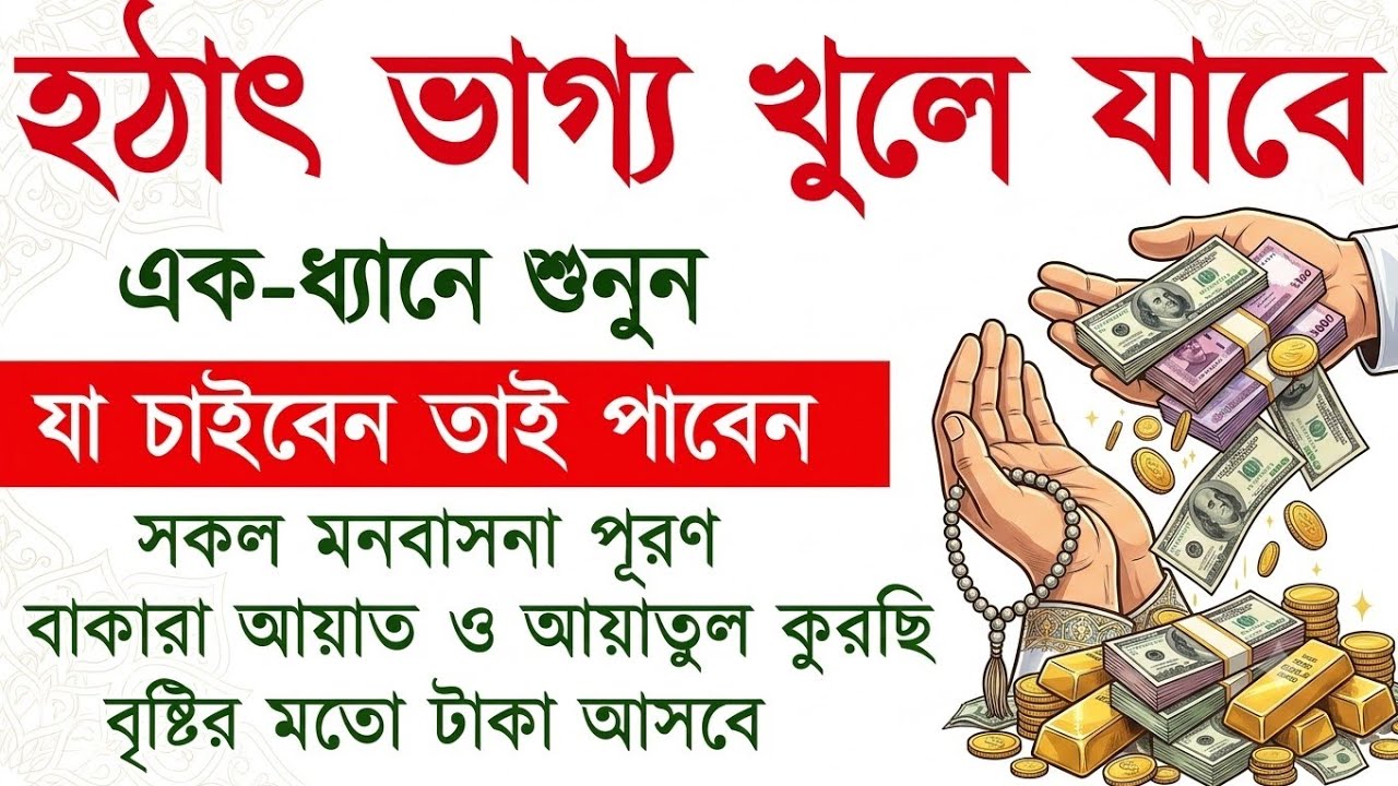 বাকারা আয়াত ও আয়াতুল কুরছি একটু কষ্ট কষ্ট করে শুনুন ফল দেখে নিজেই অভাব হবেন, ভাগ্য খুলে যাবে ইনশা,