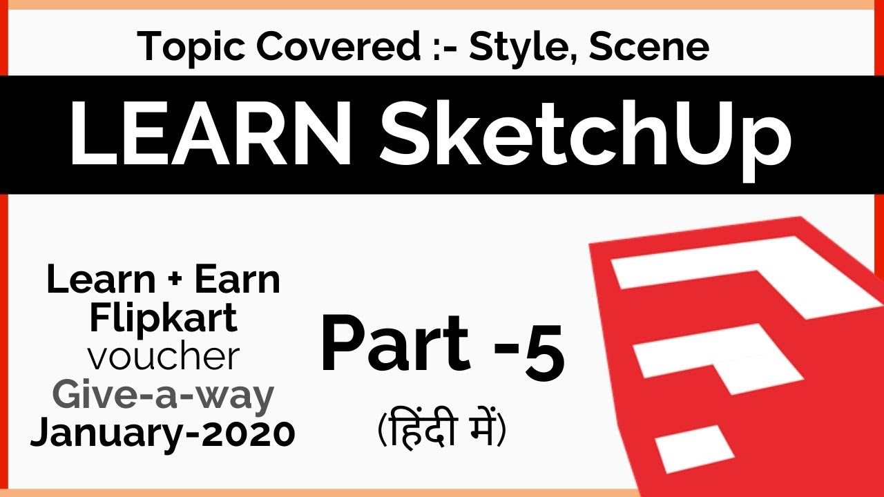 SketchUp tutorial for beginners - Day 5