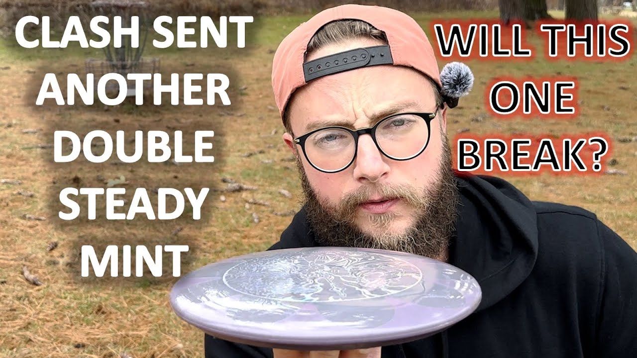 Clash Discs sent another Double Steady Mint...Will it break??? #clashdiscs #discgolf #frisbee