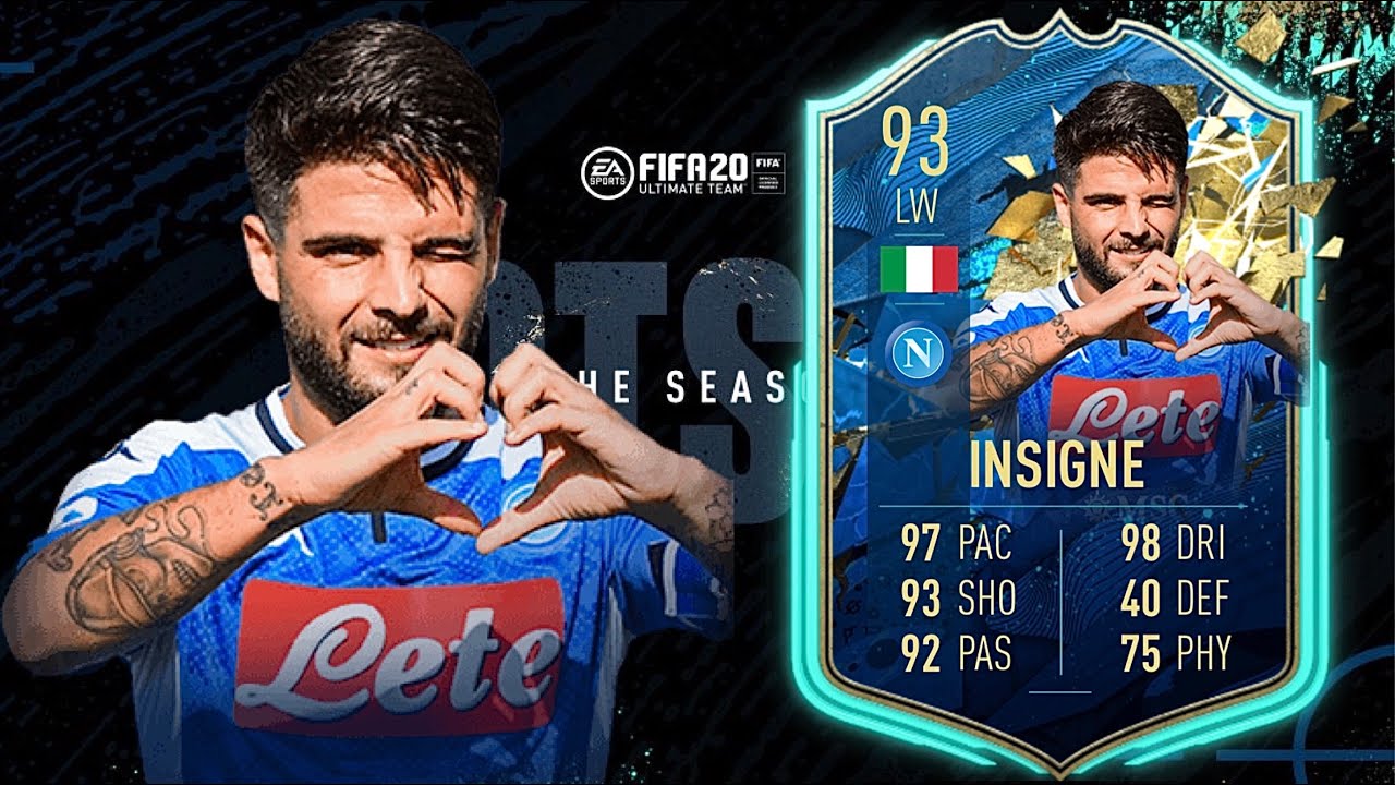 FIFA 20: LORENZO INSIGNE 93 TOTSSF PLAYER REVIEW I FIFA 20 ULTIMATE TEAM