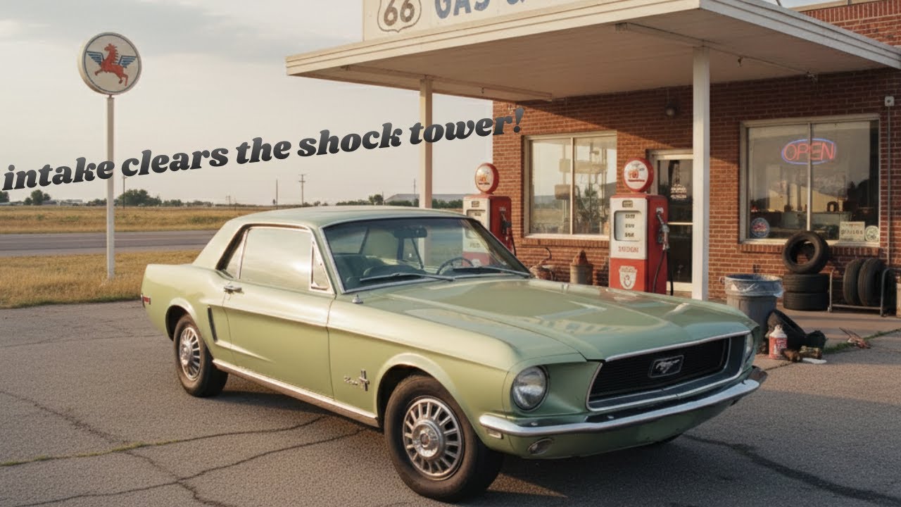 УСТАНОВКА ПРОСТАВКИ ДЛЯ ДРОССЕЛЬНОЙ ЗАСЛОНКИ НА MUSTANG 1968 ГОДА И УБОРКА В МАСТЕРСКОЙ!