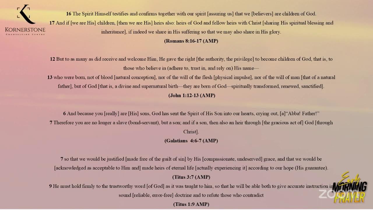Early Morning Prayer || 11th Of March 2026