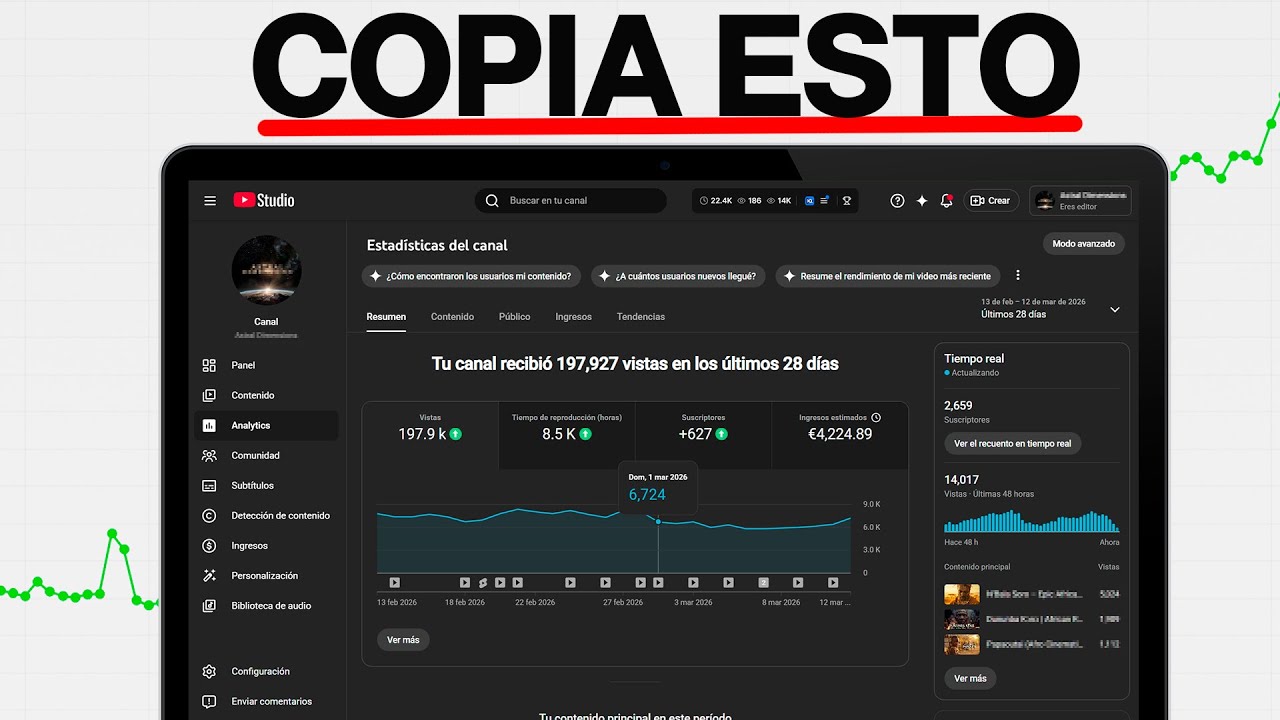 El Nicho *MÁS FÁCIL* para Generar 4.000€/mes en YouTube | Cópiame