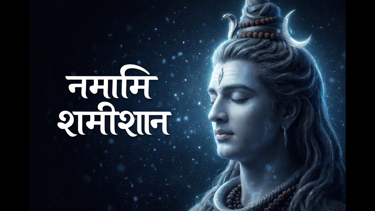 नमामि शमीशान 🙏 | Powerful Shiva Mantra | Mahadev Meditation | Peaceful Shiva Bhajan #viral