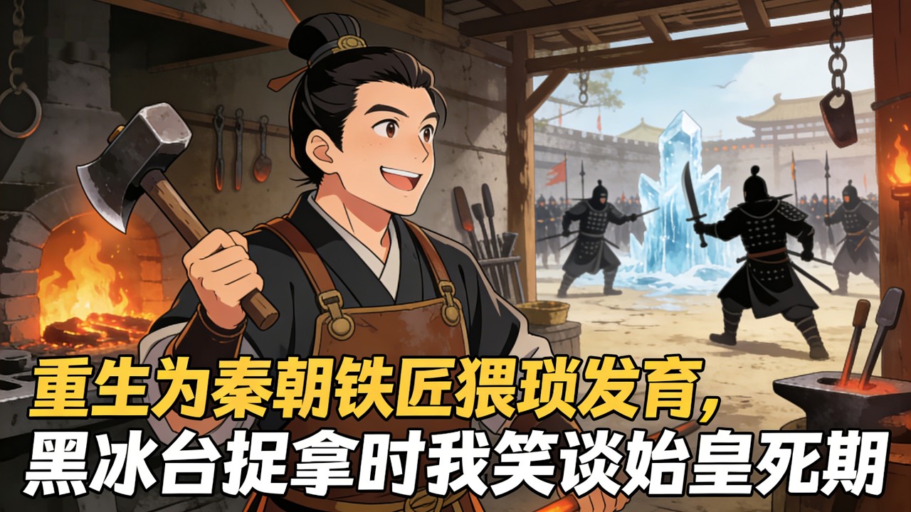 重生為秦朝鐵匠猥瑣發育，黑冰台捉拿時我笑談始皇死期。重生鐵匠遭遇史上最嚴打黑，我只好劇透保命#都市小说 #玄幻小说