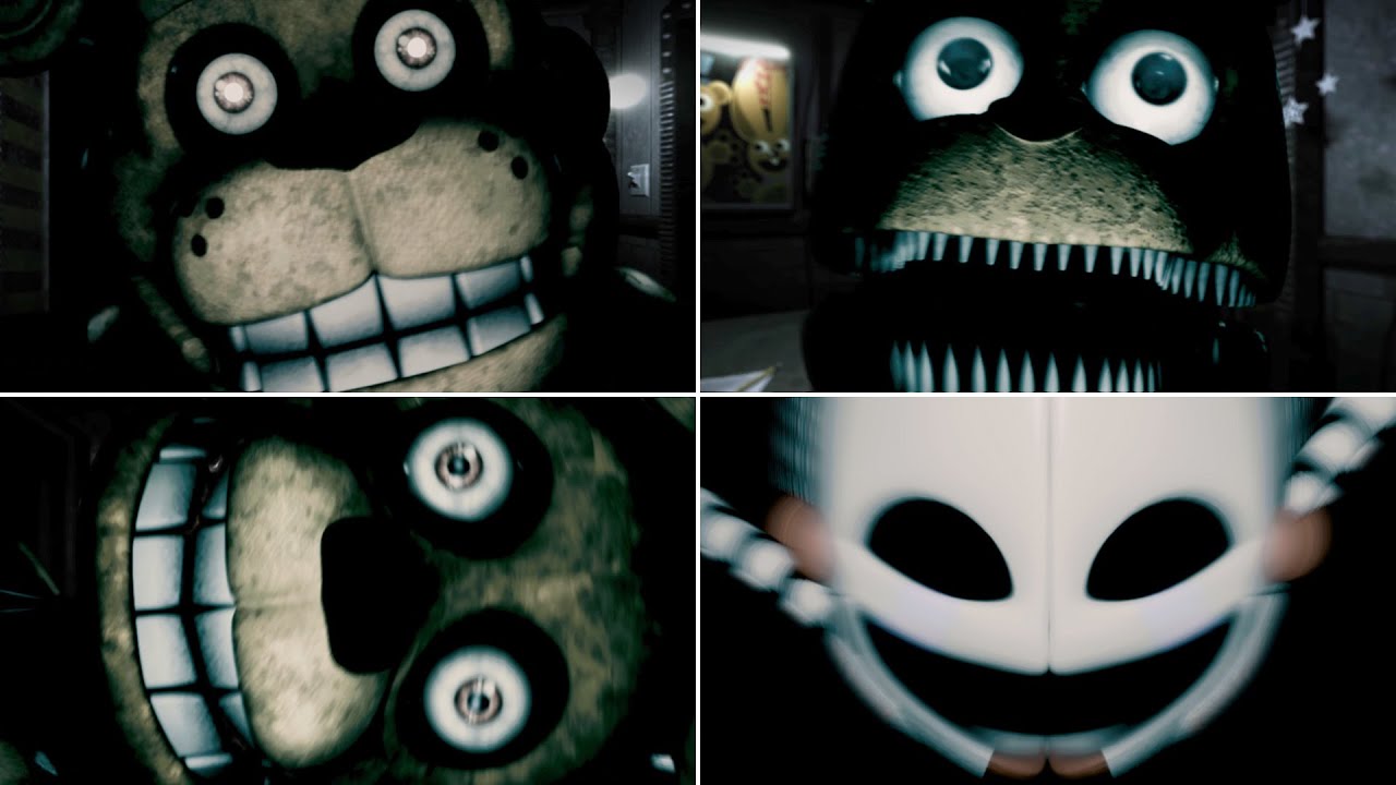 The Cog Forever Spinning - All Jumpscares & Night 5 Ending