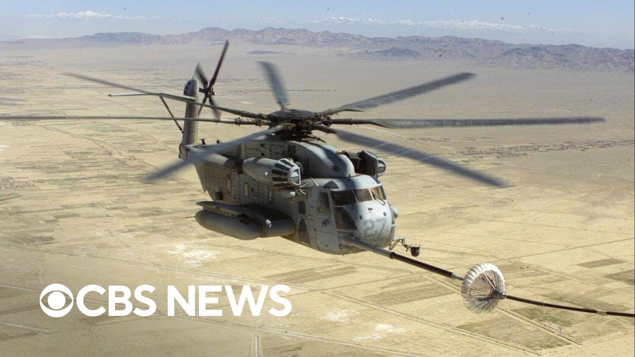 Crews search for Marines whose helicopter went down in California