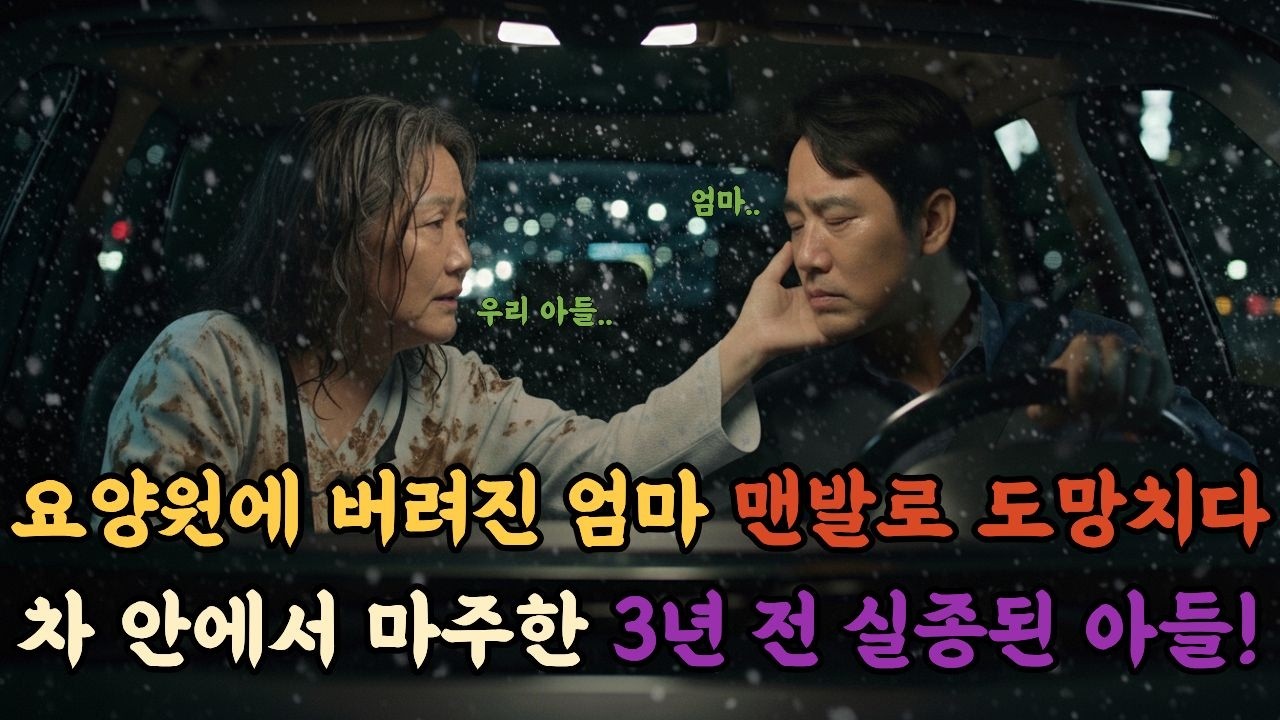 요양원에 버져진 엄마가 맨발로 도망치다 탄 차 안에서 마주한 3년 전 실종된 아들! #감동사연 #사연라디오 #오디오북 #시니어이야기 #노후사연
