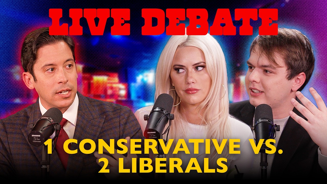 2 Liberals vs. 1 Conservative: BAR FIGHT | Michael Knowles, Adam Mockler, Loren Piretra