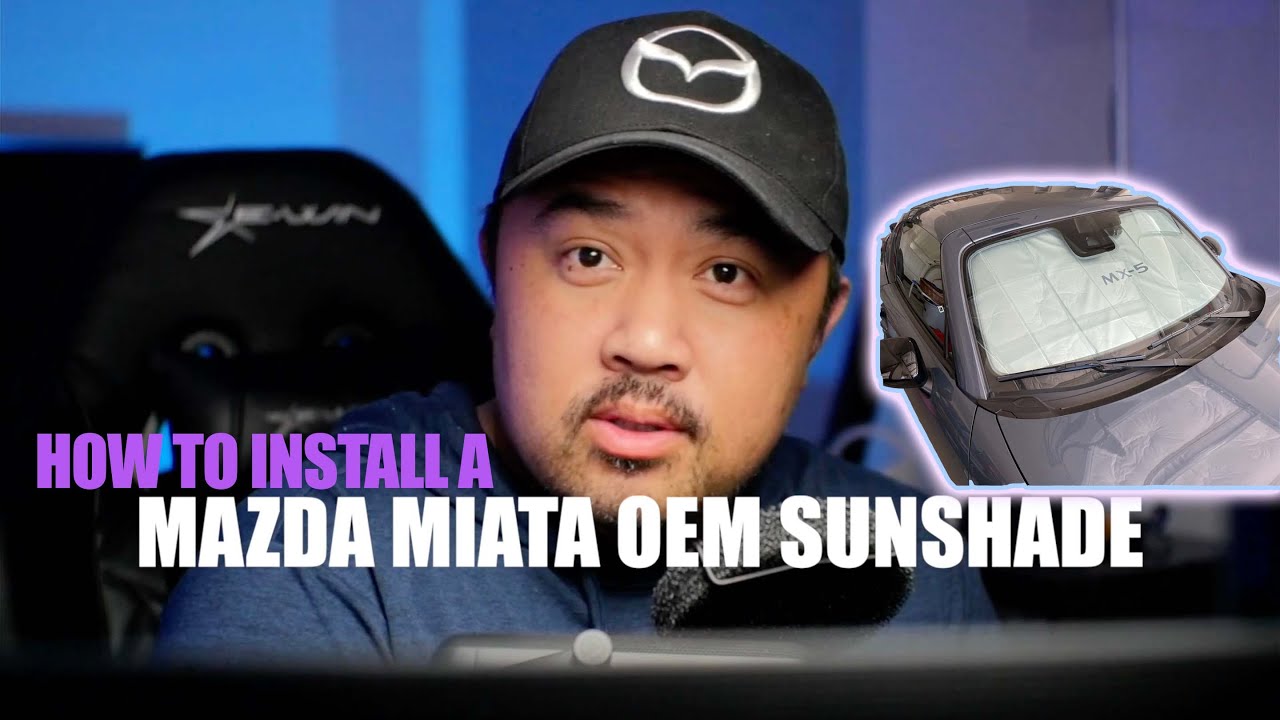Mazda MX5 OEM Sun Shade Install
