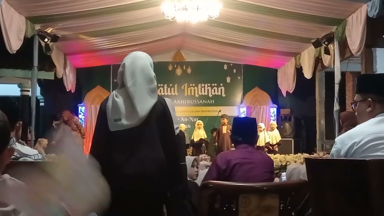 Pengumuman juara lomba lomba pesantren AN-Nur