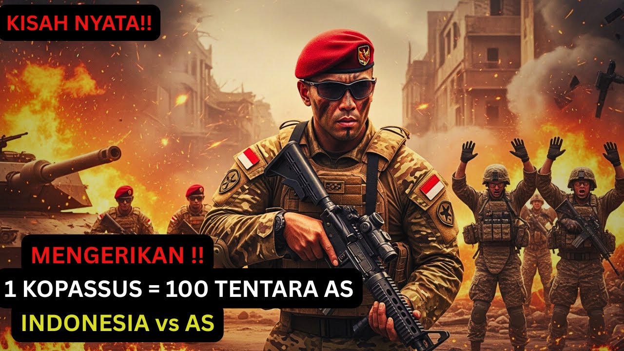 MENGERIKAN‼️ 1 KOPASSUS LEBIH MEMATIKAN DARI 100 PASUKAN AS, INDONESIA DIAM-DIAM KUASAI MEDAN IRAN