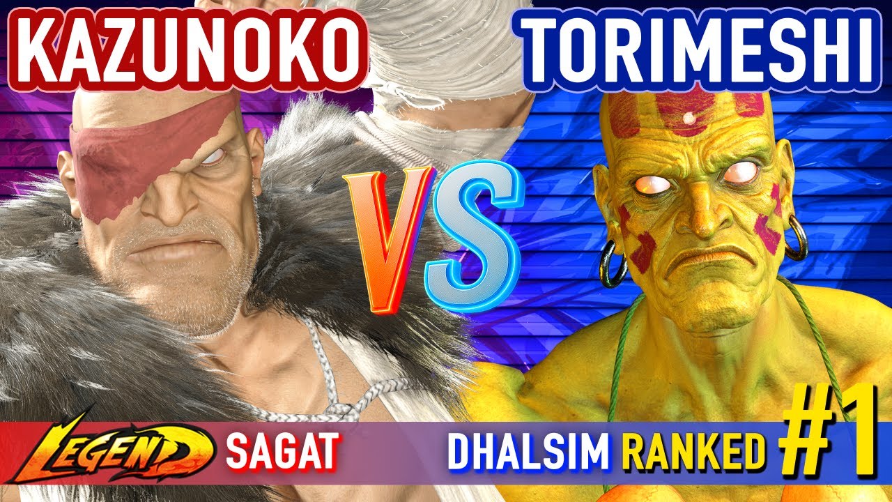 SF6 ▰ KAZUNOKO (Sagat) vs TORIMESHI (#1 Ranked Dhalsim) ▰ High Level Gameplay