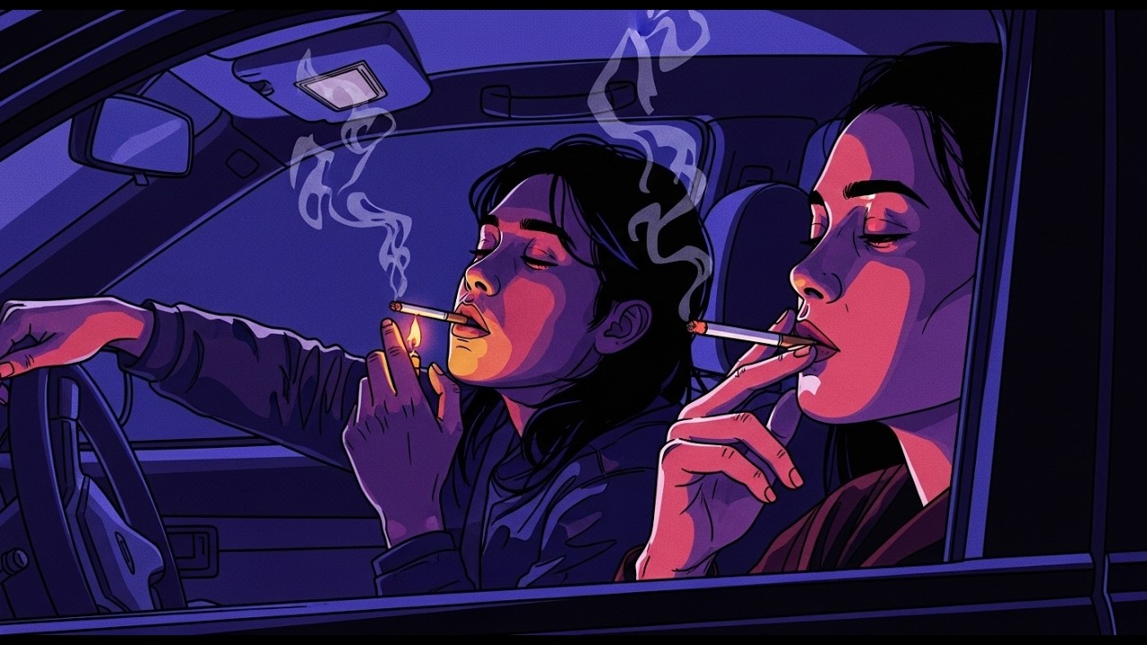 Neon Drift 420 – City Lights & Slow Cruise | Chill Rap Night Drive (1 Hour Mix)