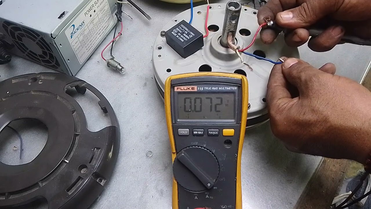 tutorial ventilador de techo como se miden las bobinas y d&oacute;nde se coloca el capacitor