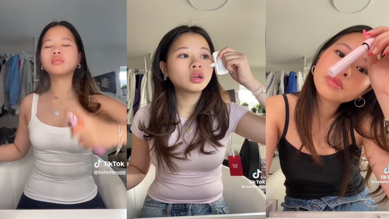 GRWM Katie Fang TikTok Compilation