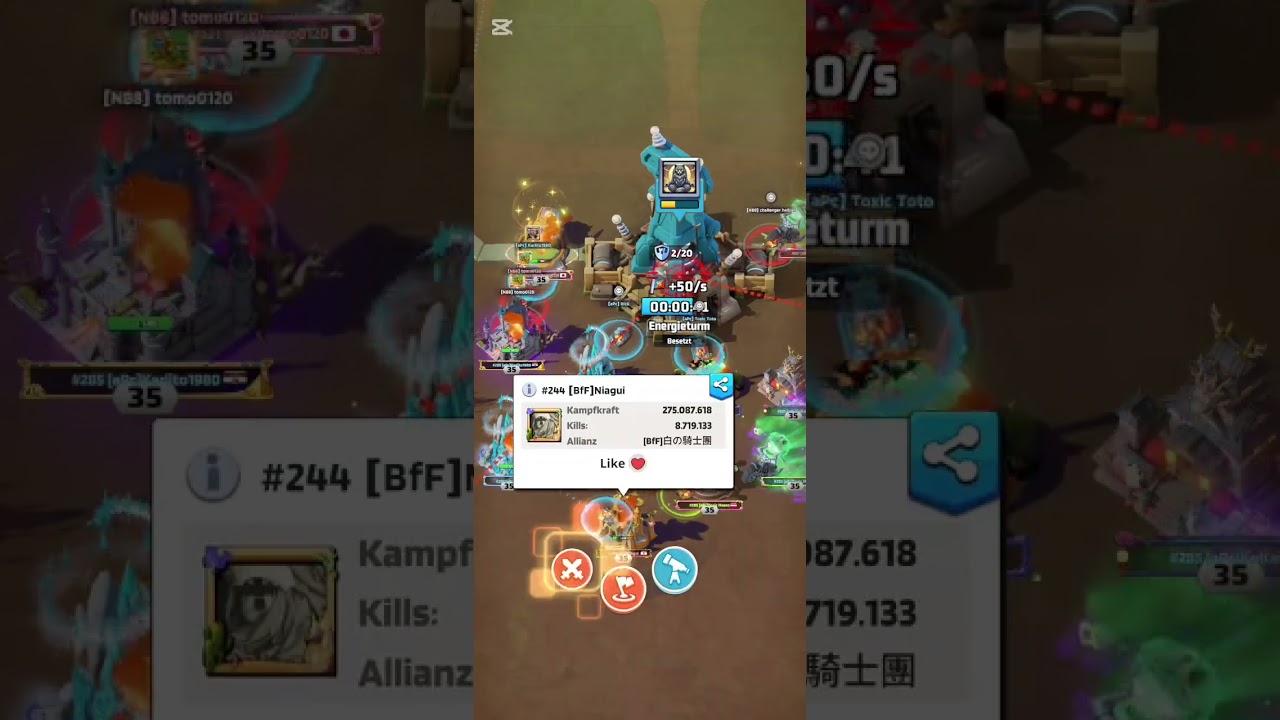 Schluchtsturm (aPc VS BfF und NBB) Last War 