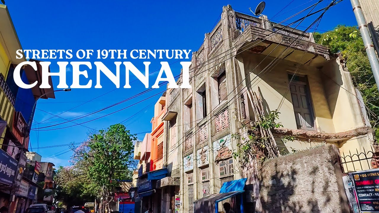 Chennai Old Streets | Around Mylapore [4K]
