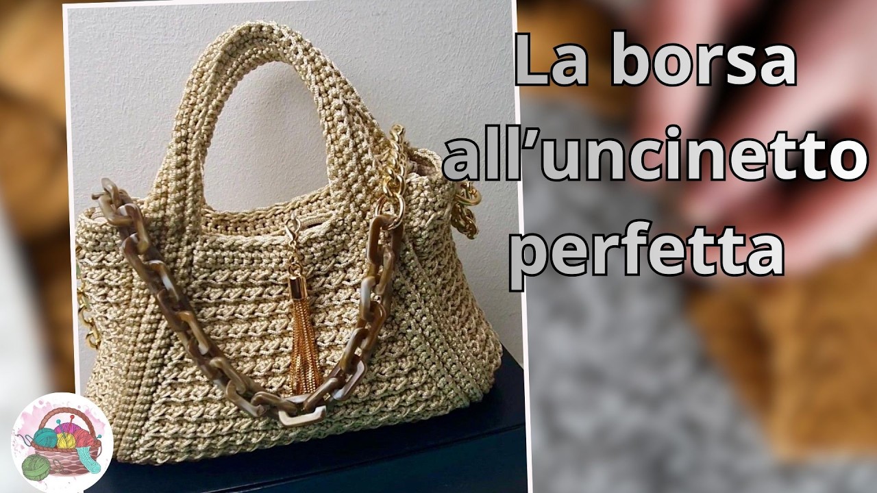 Tutorial borsa uncinetto: risultato WOW! 😮