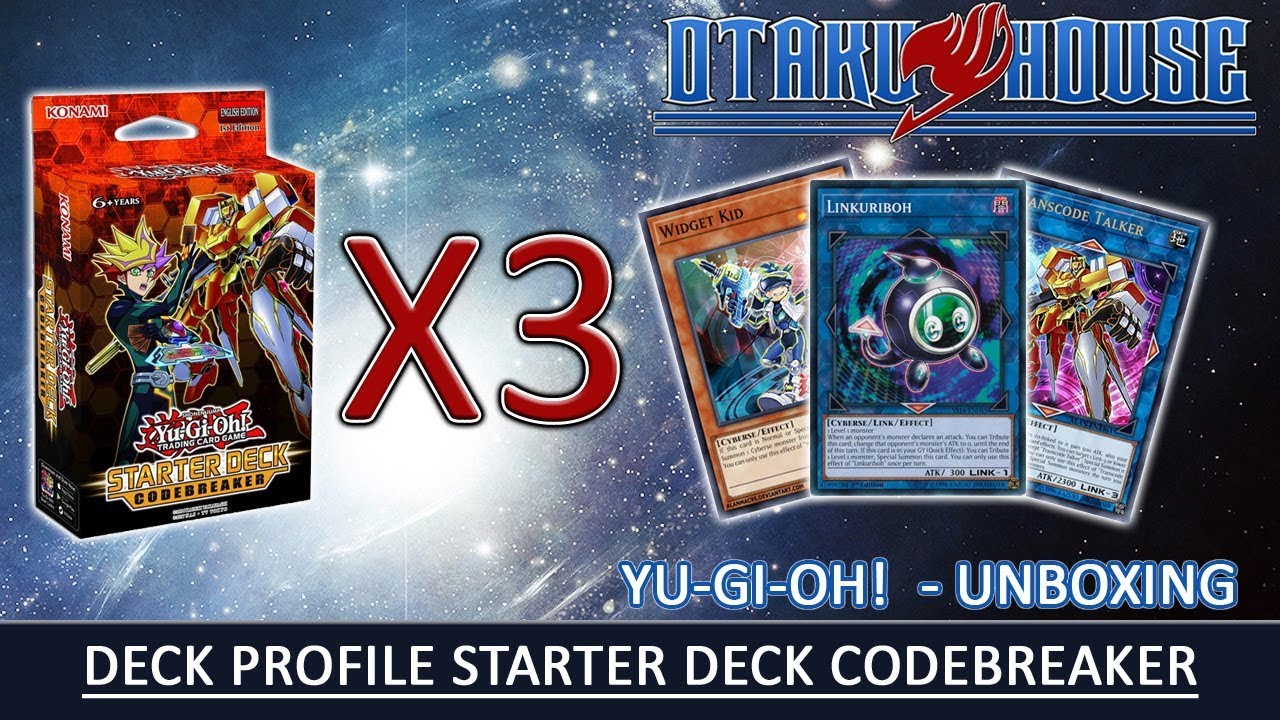Deck Profile Starter Deck Code Breaker Julio 2018