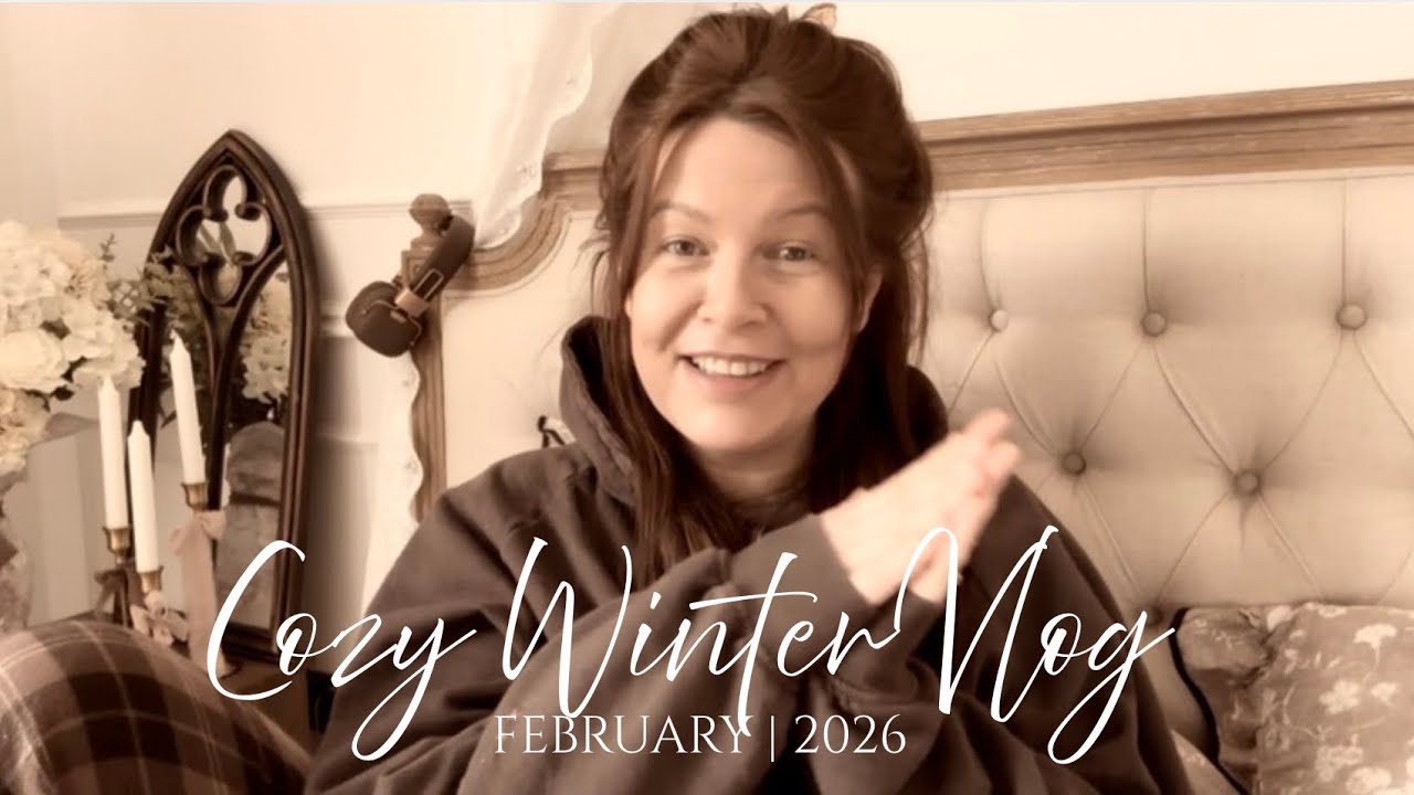 COZY WINTER VLOG 🕊️ Cozy Home Baking, Book Haul, Resetting for Spring & New in our Wardobes! 🦋