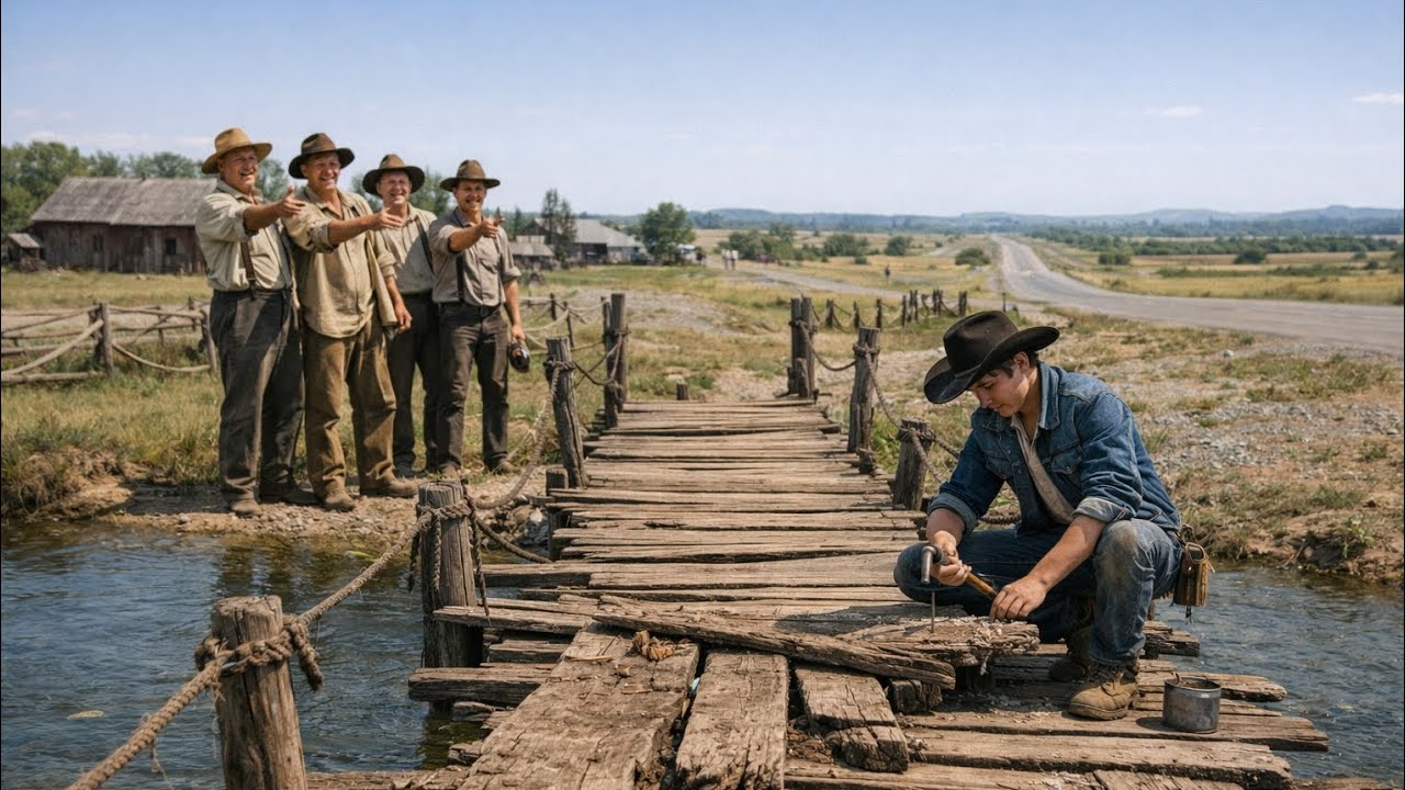 They Mocked Him Old Wooden Bridge — Until the Flood Destroyed Every Other Road