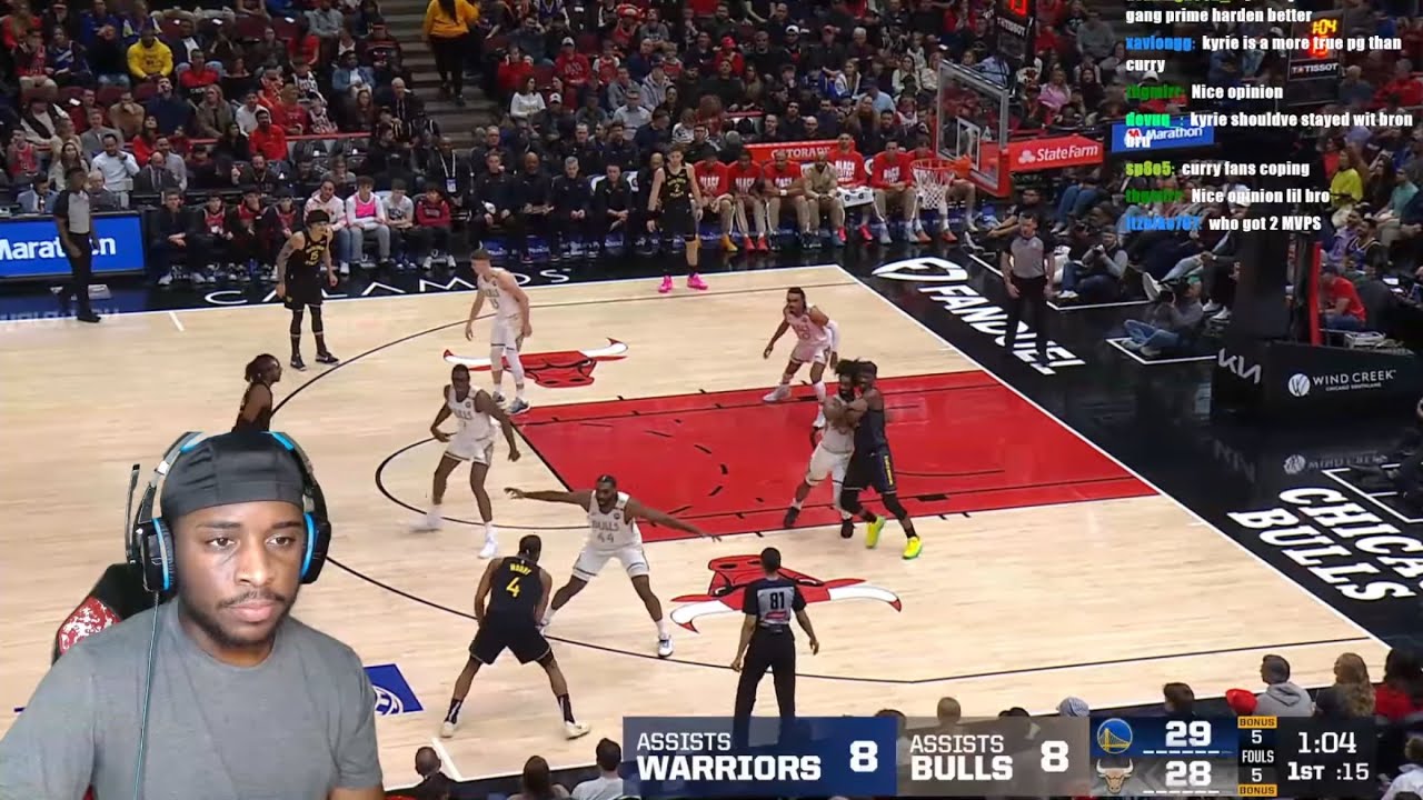 REACTING TO WARRIORS at BULLS | FULL GAME HIGHLIGHTS!