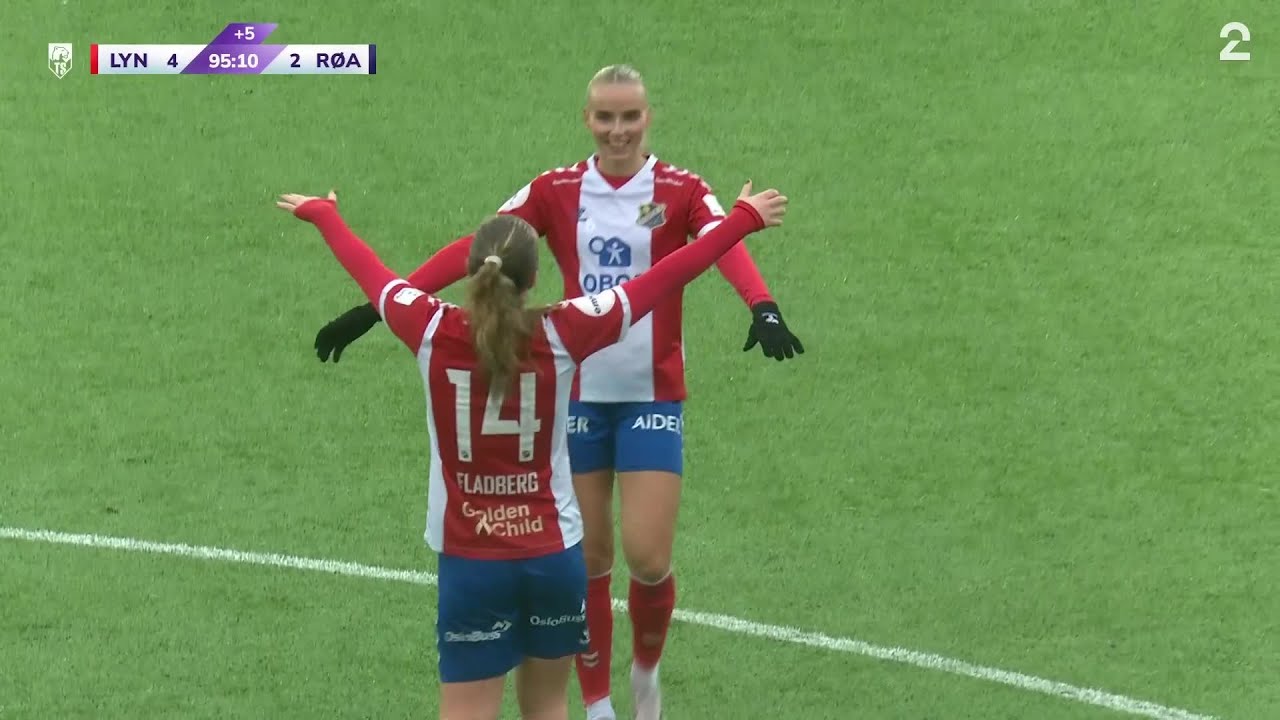 Lyn 4 - 2 Røa - Høydepunkter