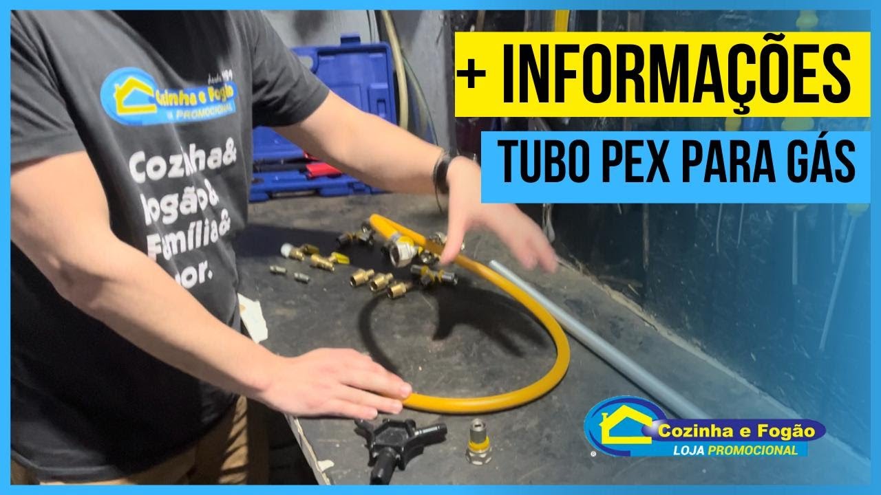 Tubo Pex para instalação de Gás