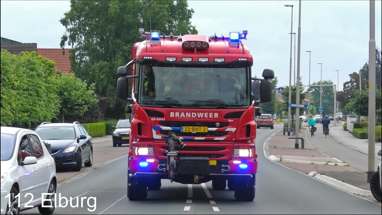 [Groet & Versneller] PRIO 1 2x Brandweer Elburg & Lifeliner 3 met spoed naar een dodelijk ongeval