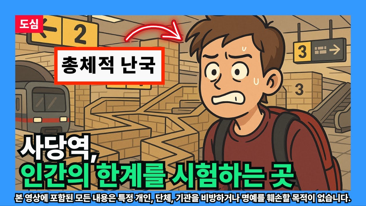 [도심] 사당역, 인간의 한계를 시험하는 곳 (불편함의 관점)