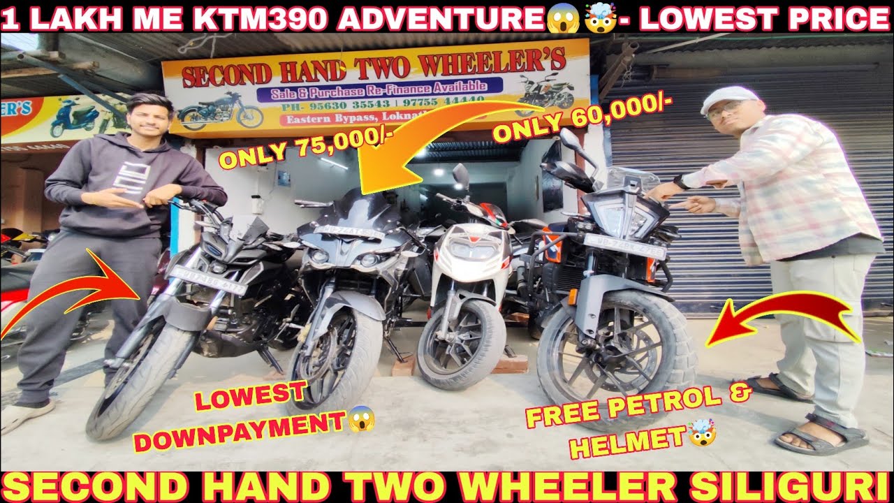 1 Lakh Me KTM390 Adventure🤯😱- second hand bike showroom in siliguri - Second hand two wheeler