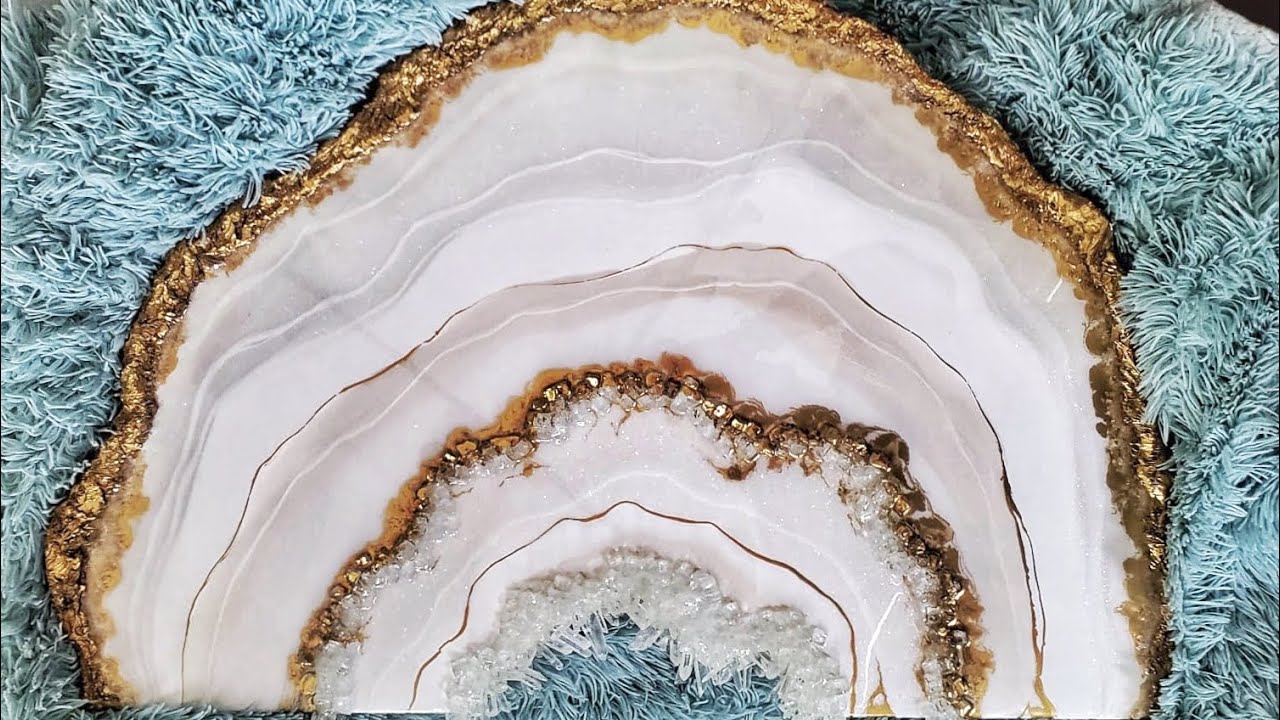 Elegant Live Edge Geode Tutorial (Full Process)