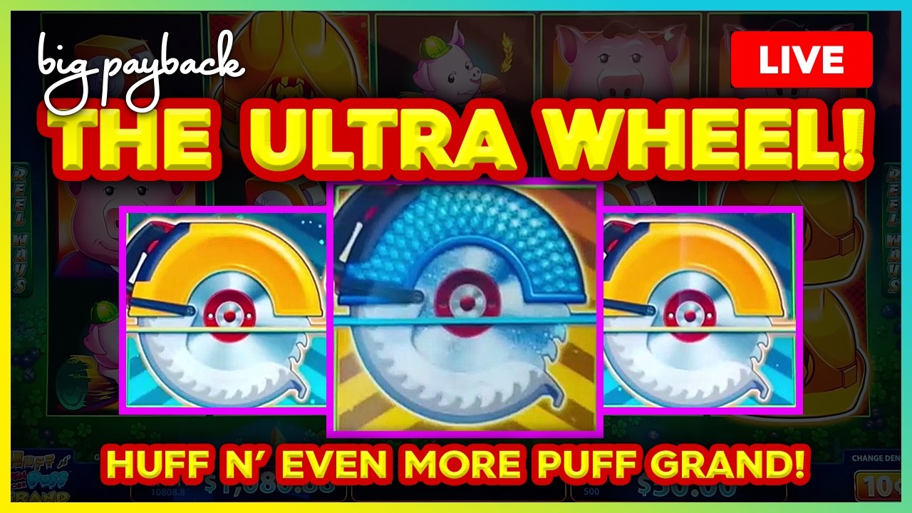 🔴 LIVE: $3,000 Huff N' Puff Slot Challenge &ndash; DIAMOND BUZZ SAW TIME?!