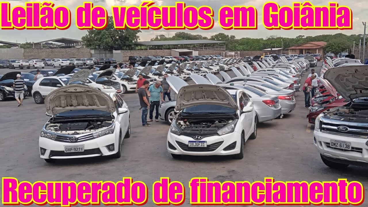 Leilão de veículos semi-novos em Goiânia! São Veículos Recuperados de financiamento