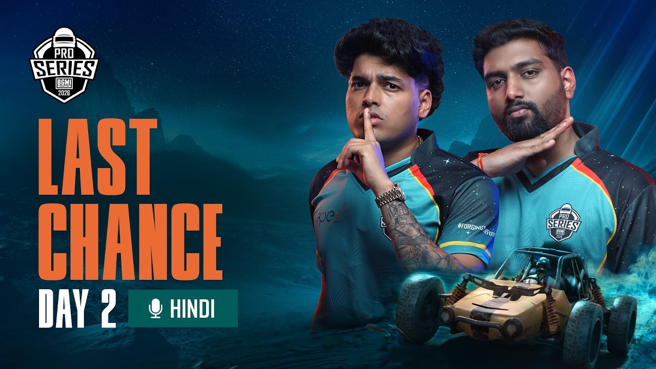 [HINDI] BMPS 2026 | LAST CHANCE | Day 2 #BGMILIVE