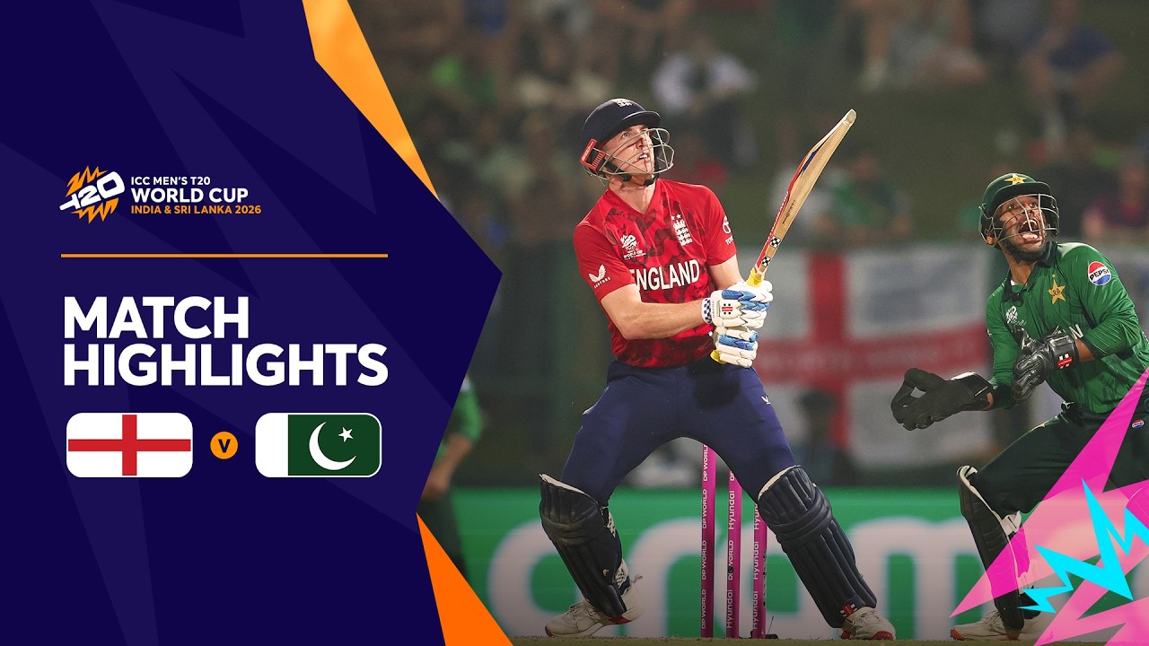England v Pakistan | Match Highlights | Men's T20 World Cup 2026