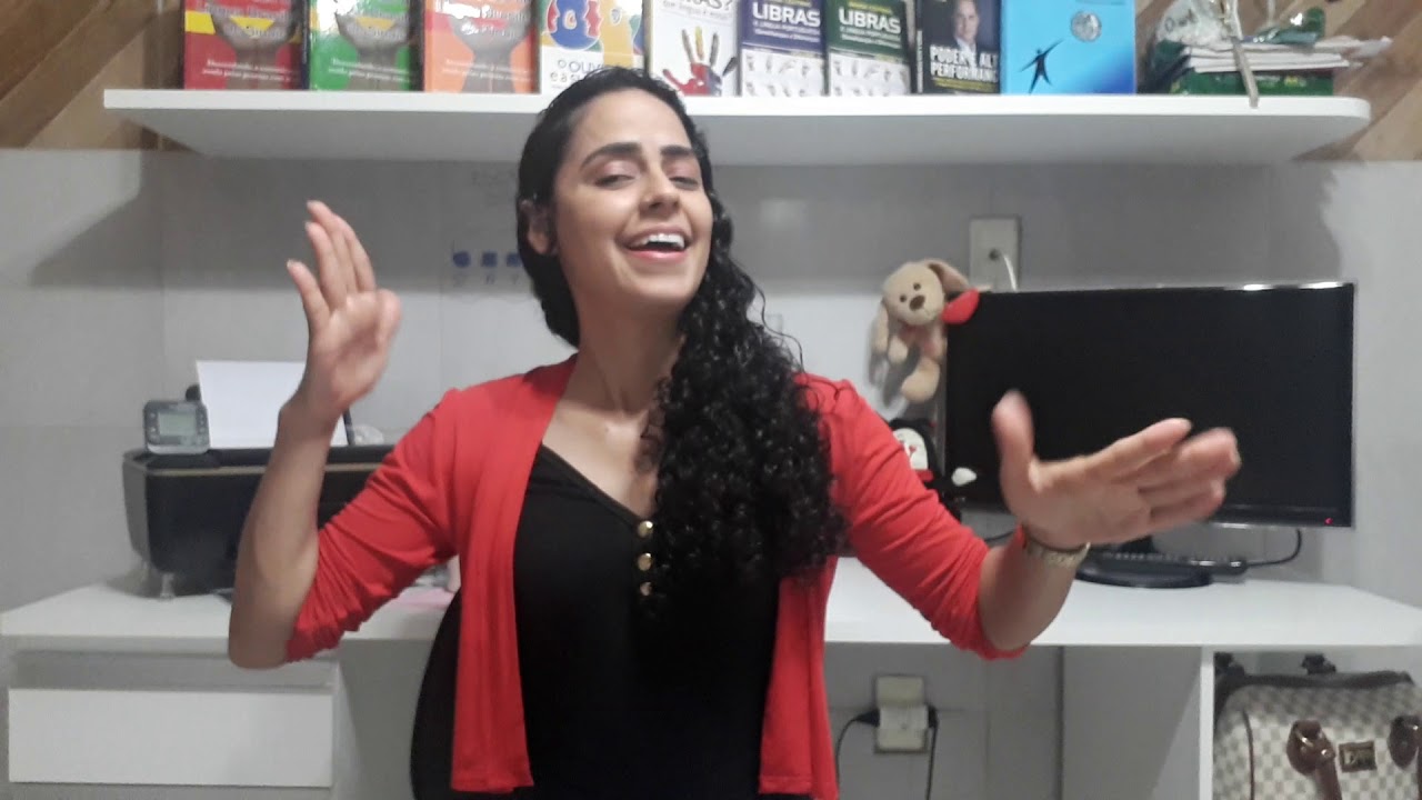 10 verbos em Libras iniciados com a letra A (acreditar, acusar, admirar, adotar, agradecer,etc.) 2/3