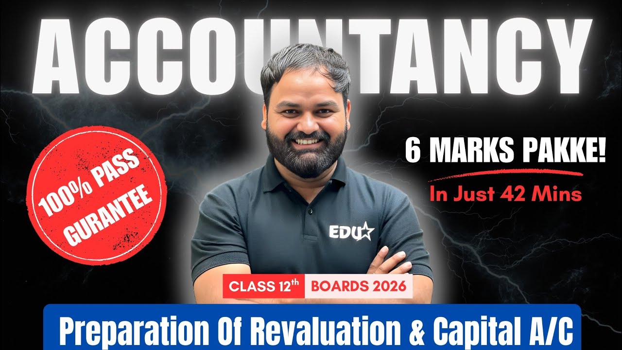 Preparation of Revaluation & Capital A/c | 4 Marks Pakke  in Boards 2026 Exam