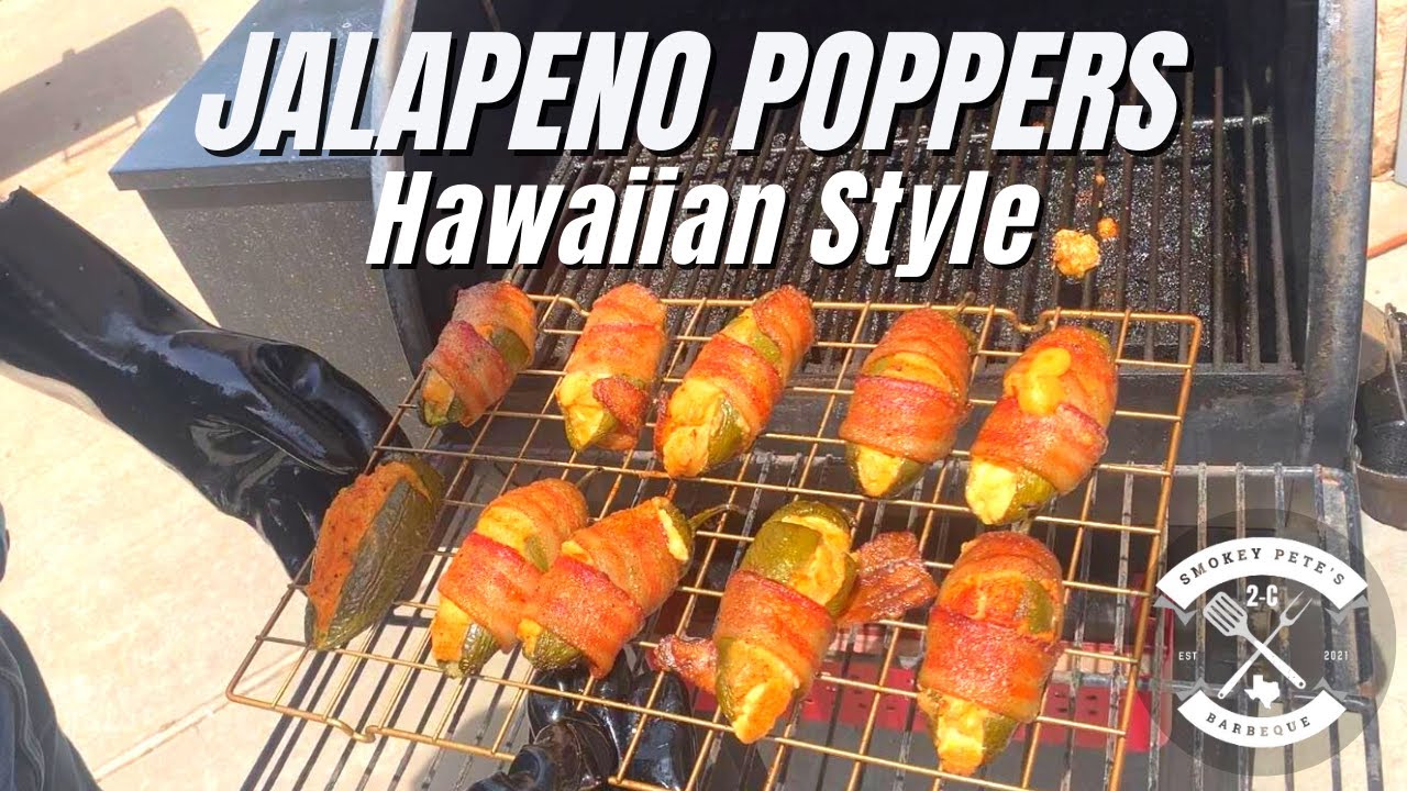 Jalapeno Poppers Hawaiian style I easy Jalapeno Recipe I Smokey Pete's Barbeque