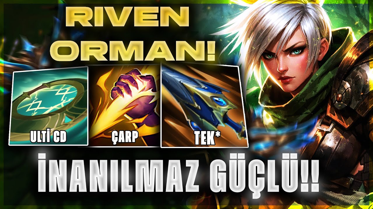 YOK ARTIK RİVEN ARTIK JUNGLE DA OYNANIYOR?!  (nerf yemeden izle)