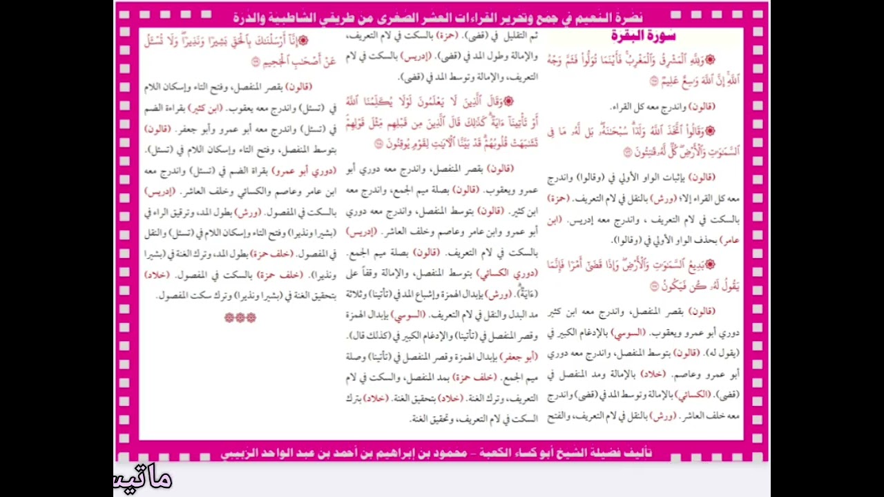 (٣) الربع السابع من سورة البقرة _ القارئ ألشيخ / محمود ابراهيم