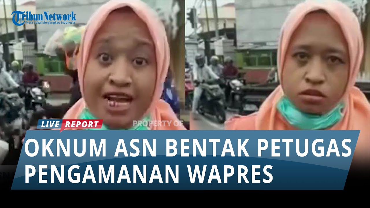 VIDEO : Oknum ASN Gorontalo Bentak Petugas Pengamanan Wapres, Ngotot Ingin Terobos Iring-iringan