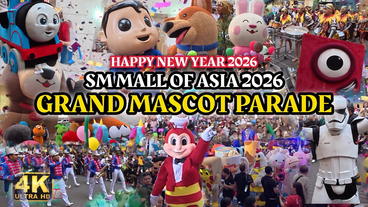 SM MOA Grand Mascot Parade 2026 HNY2026