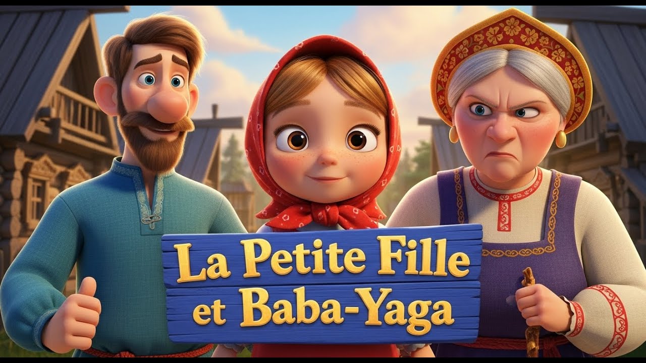 « Apprends le français avec l’histoire de la petite fille et Baba-Yaga | Conte pour enfants »