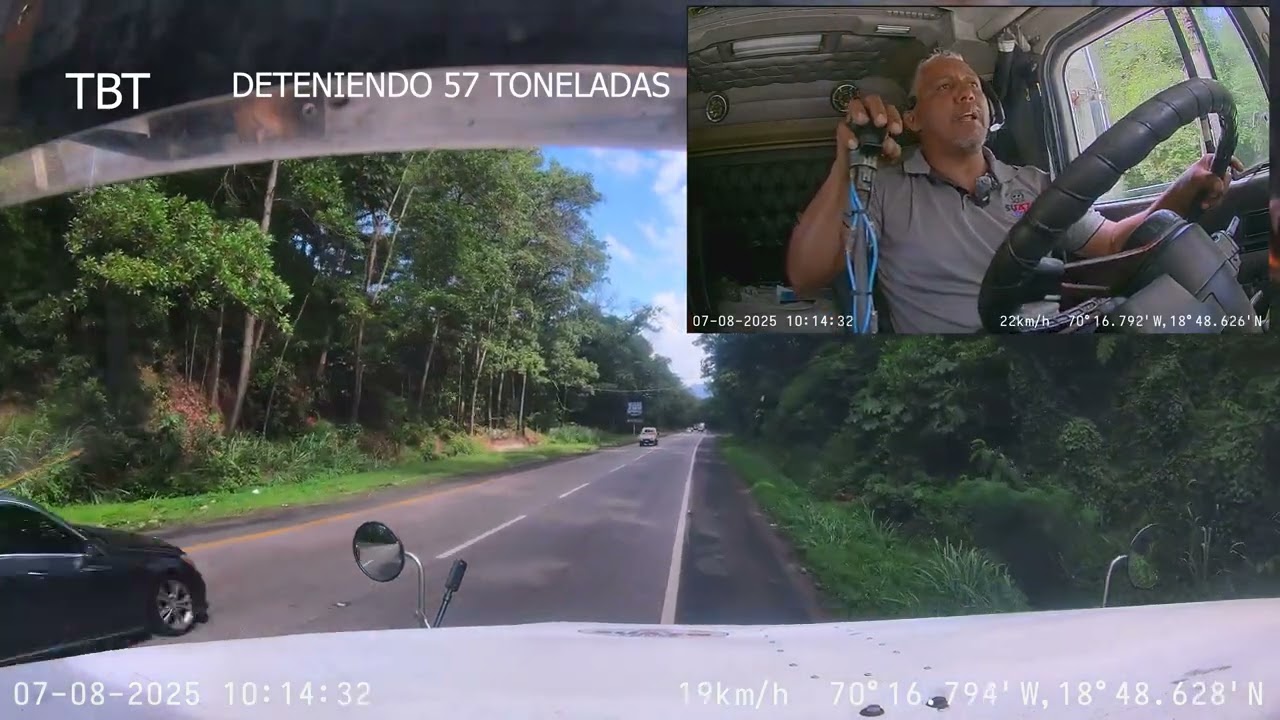 Deteniendo 57 toneladas en Arroyo Vuelta