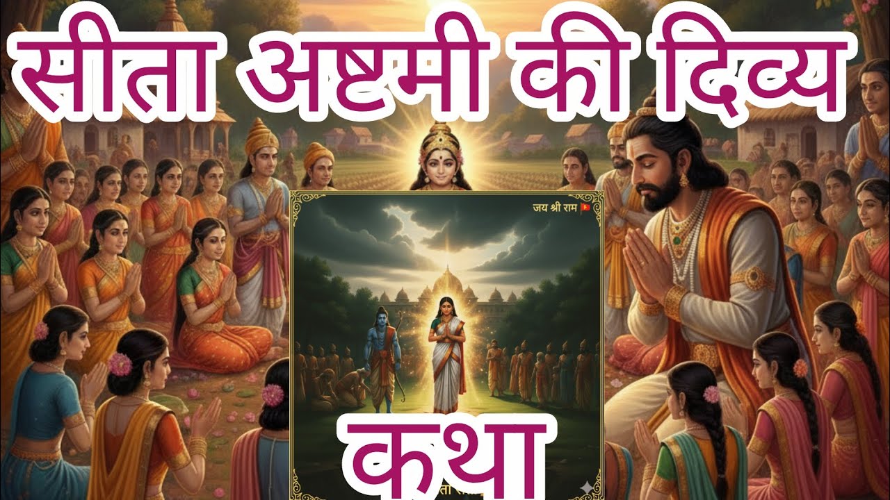 सीता अष्टमी की दिव्य कथा। माता सीता के प्राकट्य की अमर कहानी।